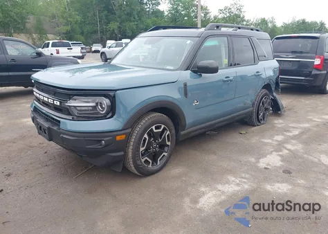 2022 Ford Bronco Sport Outer Banks z USA, uszkodzony, nr VIN 3FMCR9C64NRE29832